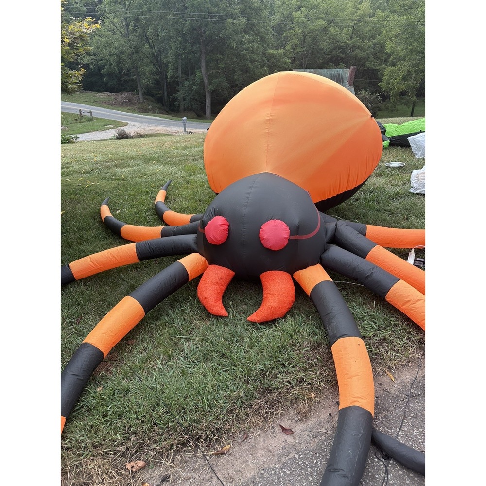 Home Accents 11.5 ft. Giant Kaleidoscope Spider Inflatable